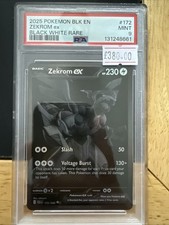 Pokémon TCG Zekrom EX Black Bolt Card 172/086, Graded PSA 9 Mint on eBay