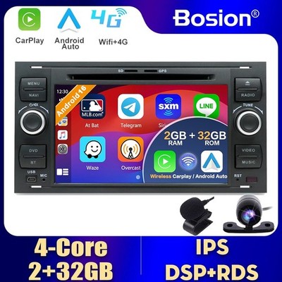 7  Autoradio Für Ford Galaxy Kuga Fiesta Focus Fusion Android 16 GPS Navi CD/DVD