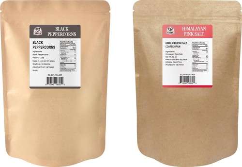 Viva Doria Malabar Peppercorn (Whole Black Pepper) 12 Oz And Himalayan - View #6