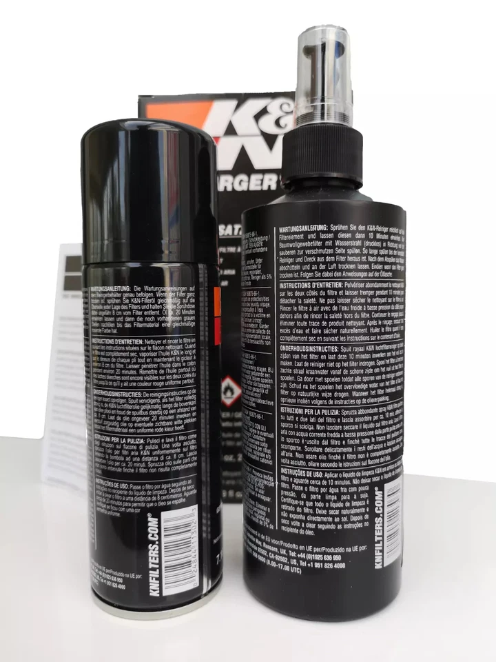 K&N REINIGUNGSSET & PFLEGESET | REINIGER + LUFTFILTER ÖL SPORTLUFTFILTER WARTUNG - Bild 3 von 4