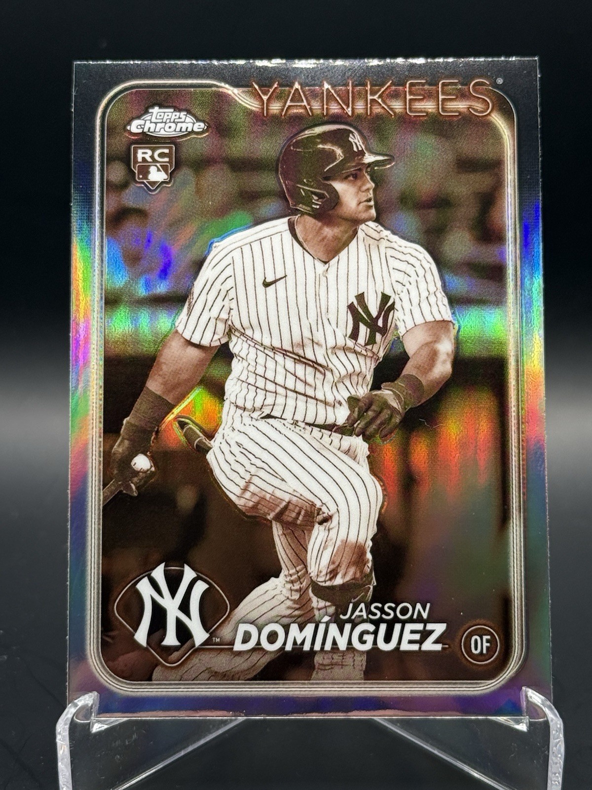 2024 Topps Chrome - Jasson Dominguez #89 Sepia Refractor (RC)
