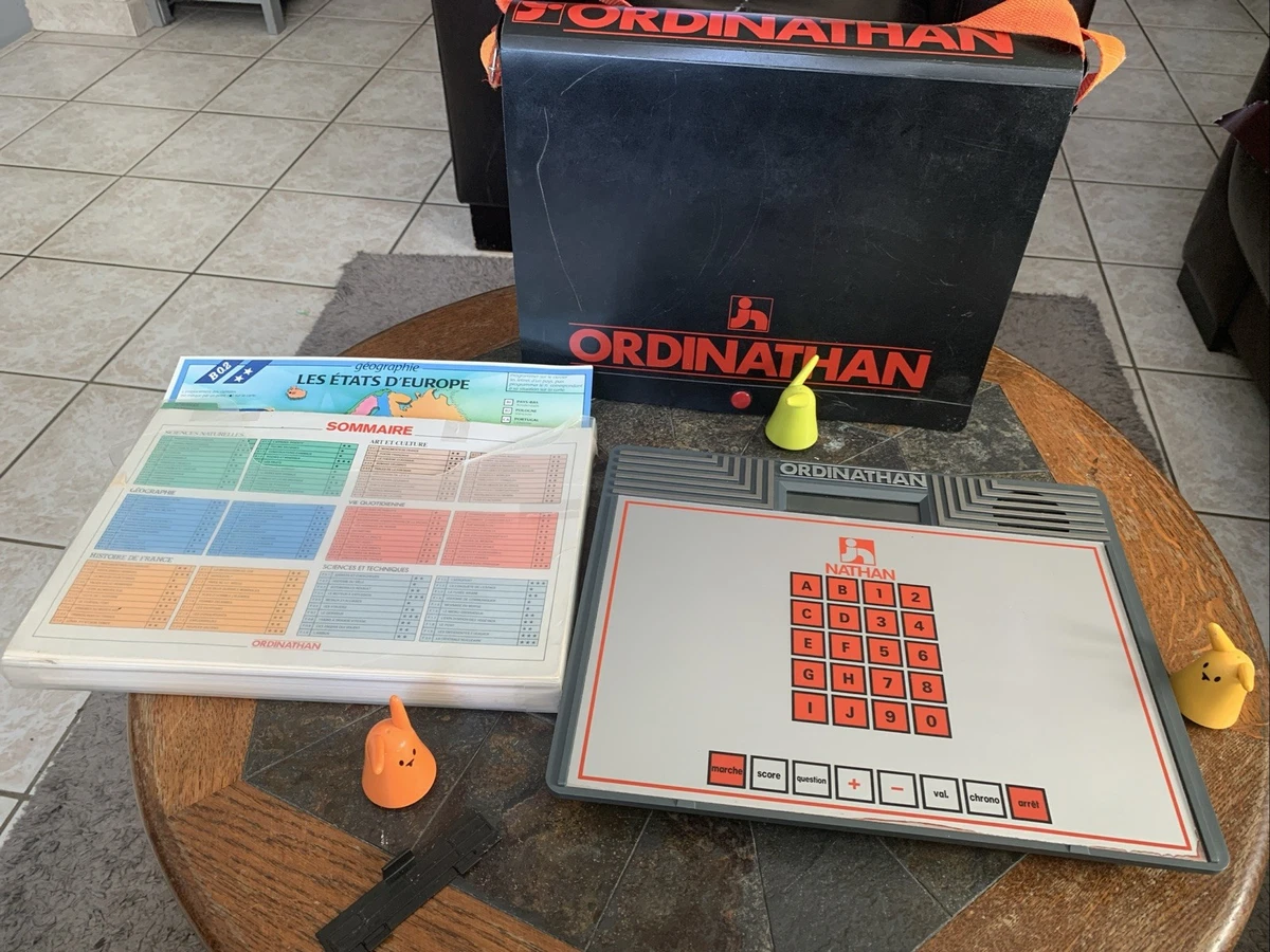Jeu encyclopédique électronique : ''ORDINATHAN'', Nathan - TTB