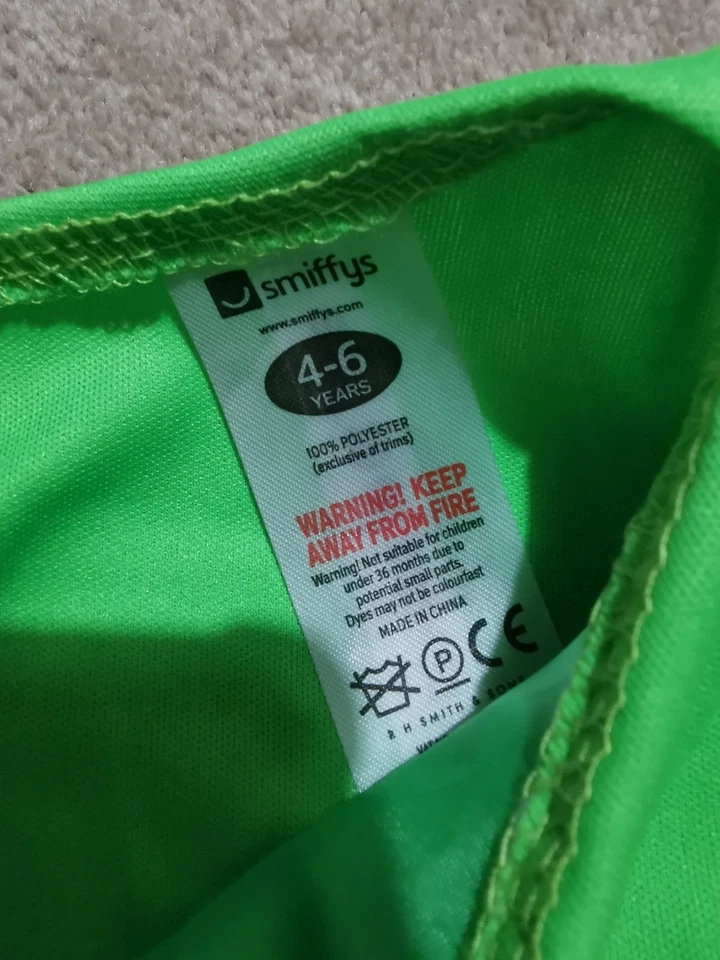 The Very Hungry Caterpillar Kids Fancy Dress Costume Age 4-6 World Book Day - Image 2 of 4