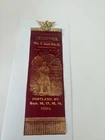 GAR Post Ribbon- Wm. Smart Post -No 30- Dept of Mass. visit to Portland ME- 1884