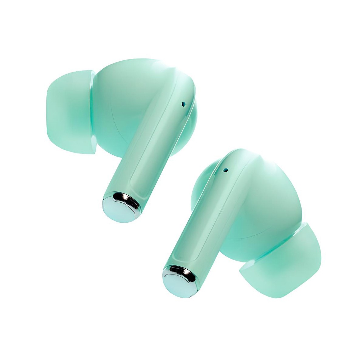 Écouteurs TWS Boompads EchoBuds Vert Menthe avec micro intégré et Bluetooth 5.3 - 3