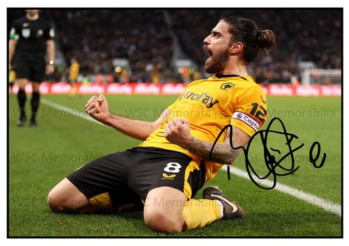 11997. Ruben Neves Signed Pictures (A4 Prints) Wolves Portugal Al-Hilal Porto