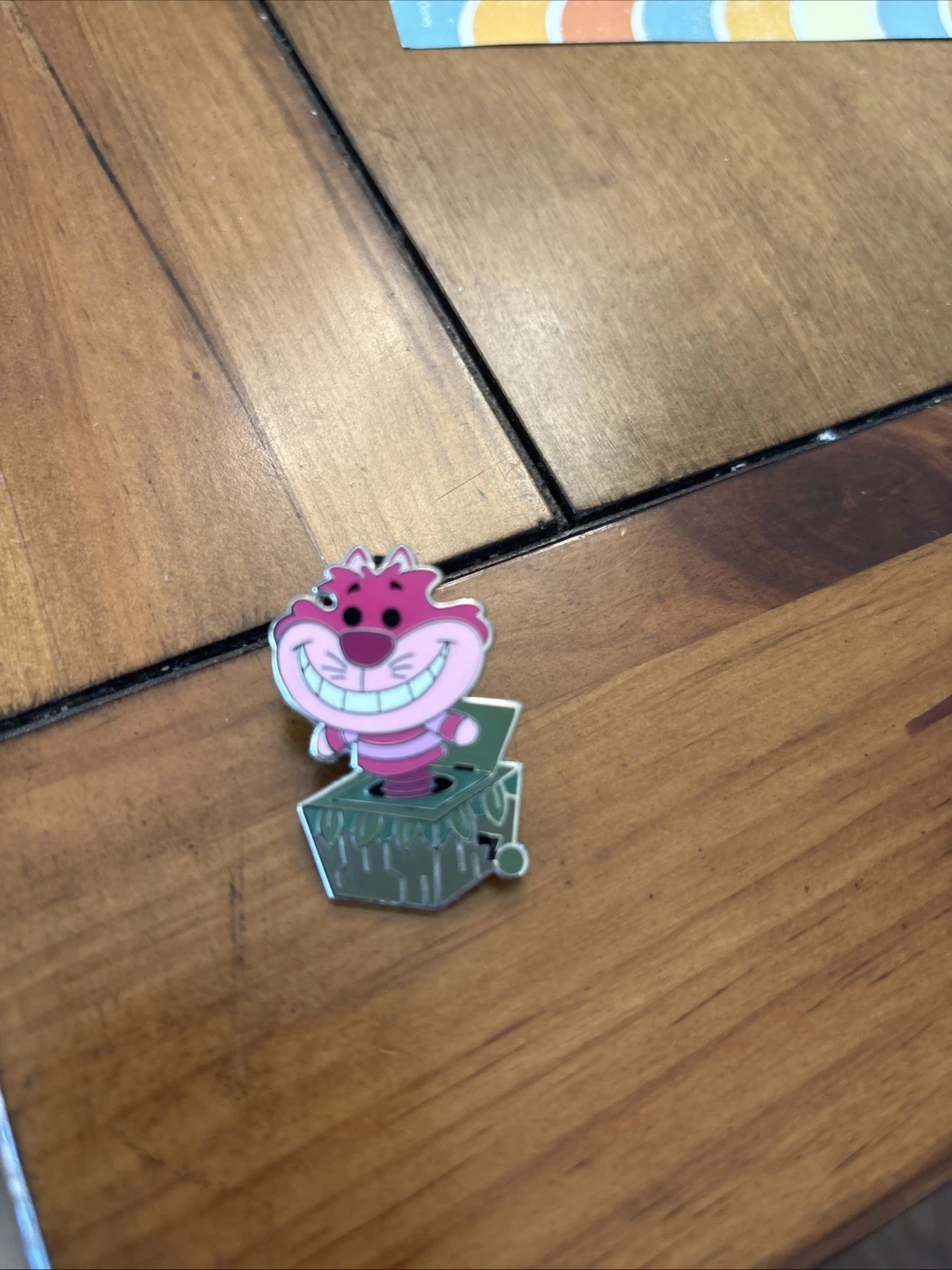 Disney Cheshire Cat Toy In Box Mystery Pin