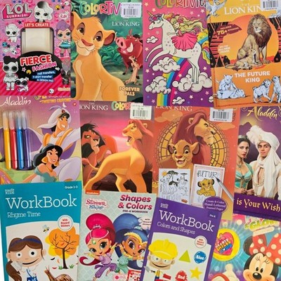 Kids' Activity Book Bundle includes 10 different Activity Books Colouring Learn