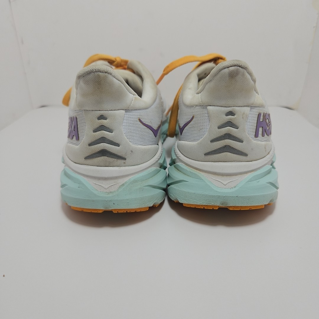 Hoka One One Clifton 8. Women's Size 7.5b (UK 6 EU 39.5)  White And Blue. thumbnail 10