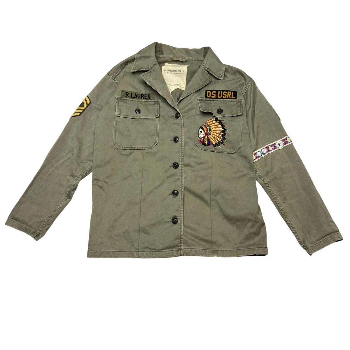 Denim & Supply Ralph Lauren Military Jacket Green Coats, Jackets