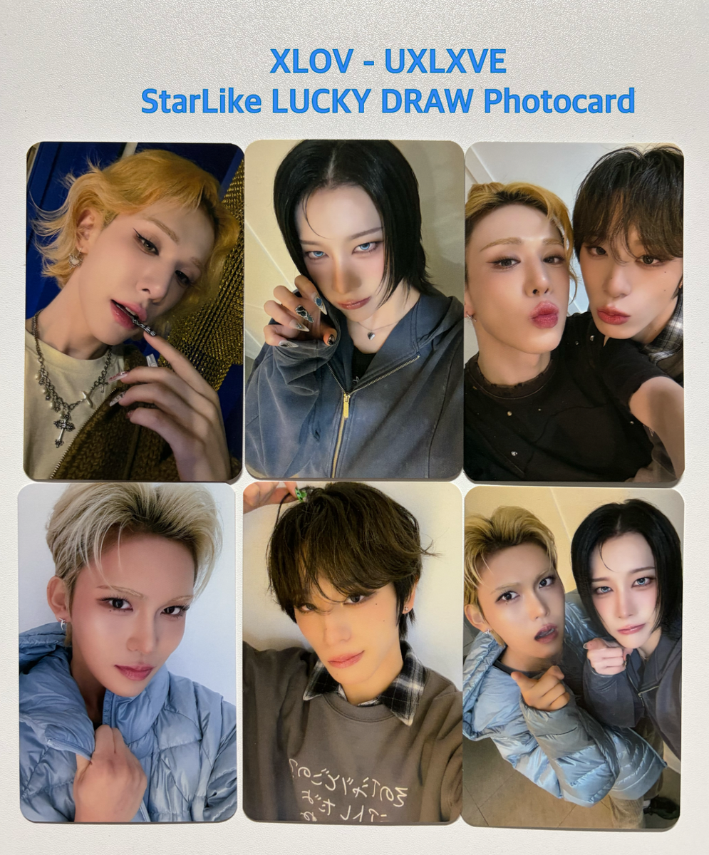 XLOV] UXLXVE StarLike Lucky Draw Photocard | eBay