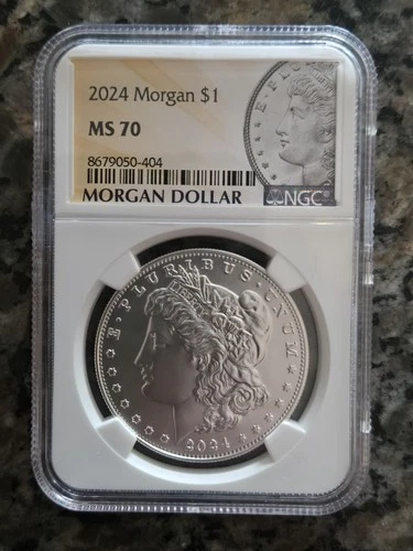 2024 uncirculated morgan silver dollar ngc ms 70