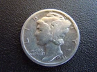 1943 P Mercury Dime Coin - #8
