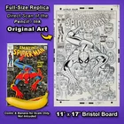 AMAZING SPIDER-MAN #100 Cover Art 🔥 JOHN ROMITA Sr 11x17 Replica Original Art🔥