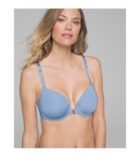NWOT Soma 34DD Vanishing 360 Unlined Perfect Coverage Front Bra Blue 113478