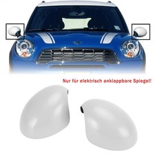 2 Spiegelkappen Weiß Kappe Für Mini Cooper R55 R56 R57 R58 R59 R60 R61 2007-2016 2 Spiegelkappen Weiß Kappe Für Mini Cooper R55 R56 R57 R58 R59 R60 R61 2007-2016