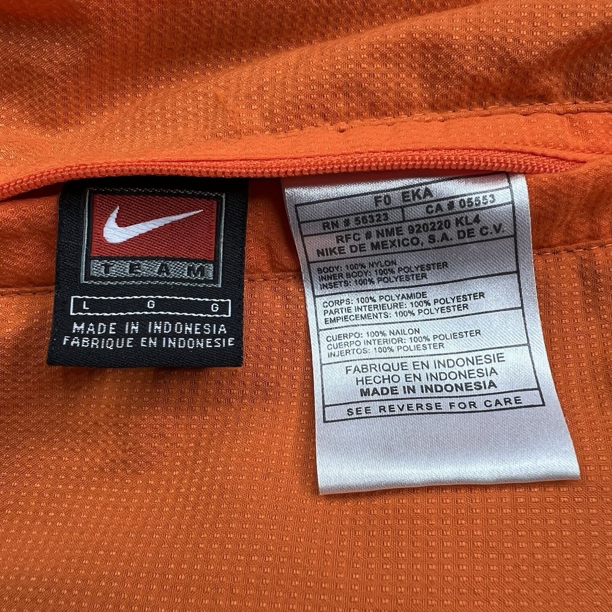 Nike Soccer Reversible Jacket Holland Dutch KNVB Size Large