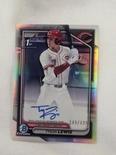 2024 Bowman Chrome Draft Tyson Lewis Auto 149/499 Refractor