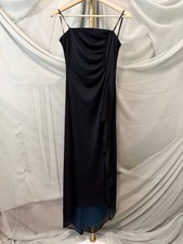 Rampage Black Strapless Evening Dress with Rhinestone Detail
