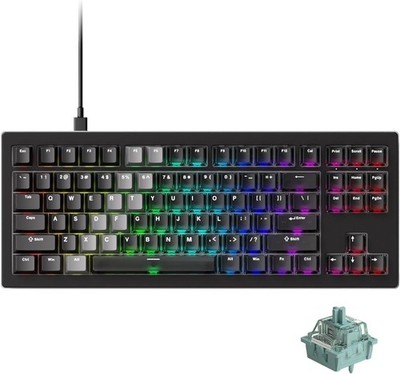 5087 V3 HE Rapid Trigger Tastatur Hall-Effekt 8K 0,005mm RT Schwarz 80% TKL Gami