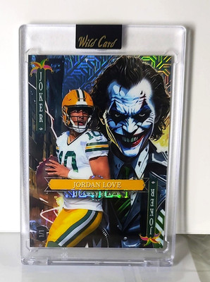 2025 Wild Card Jokers Wild Jordan Love Mojo Joker SSP 1/1 Green Bay Packers