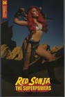 Red Sonja The Superpowers #4 Model Rachael Hollon Cosplay Photo Variant Cover NM