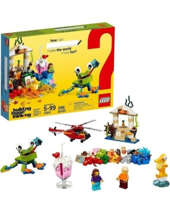 *NEW* Lego 10403 World Fun Box Frog Helichopper Sea Horse 2 Minifigures Sealed