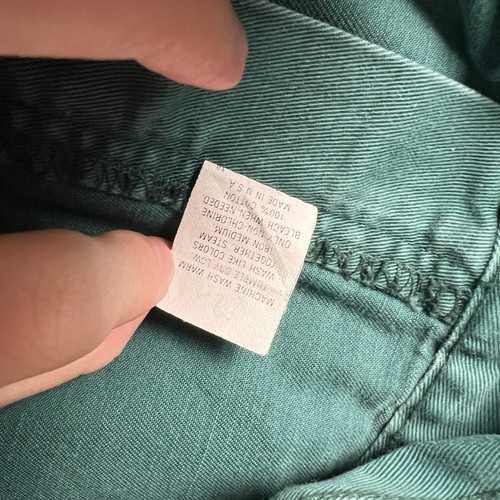 Vintage POLO RALPH LAUREN Hose Herren 38 x 29 Grün Chinohose Plissee Made In USA - Bild 11 von 12