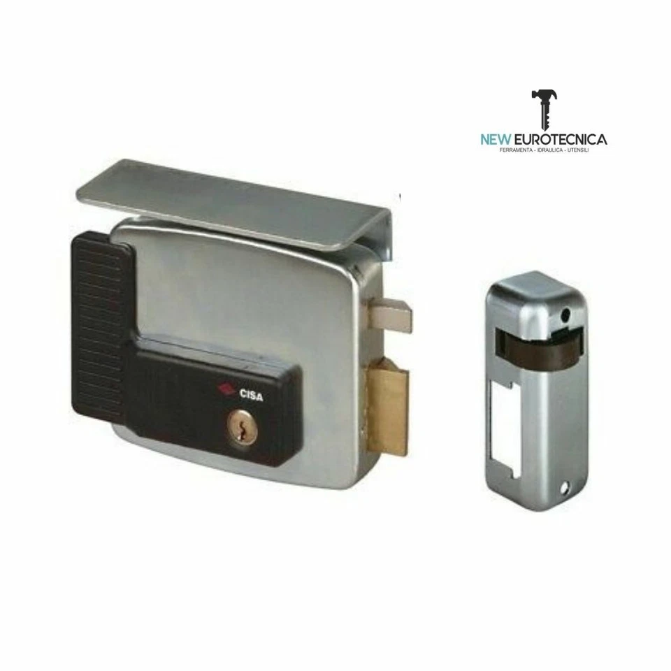 SERRATURA ELETTRICA PER CANCELLO CISA 11721 ELETTROSERRATURA DX e SX MISURE ASS