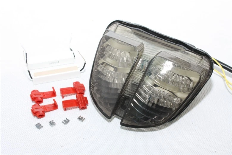Luz de freno trasera LED para Suzuki GSXR 600 GSX-R600 750 GSX-R750 2006 2007 humo Foto 4 de 4