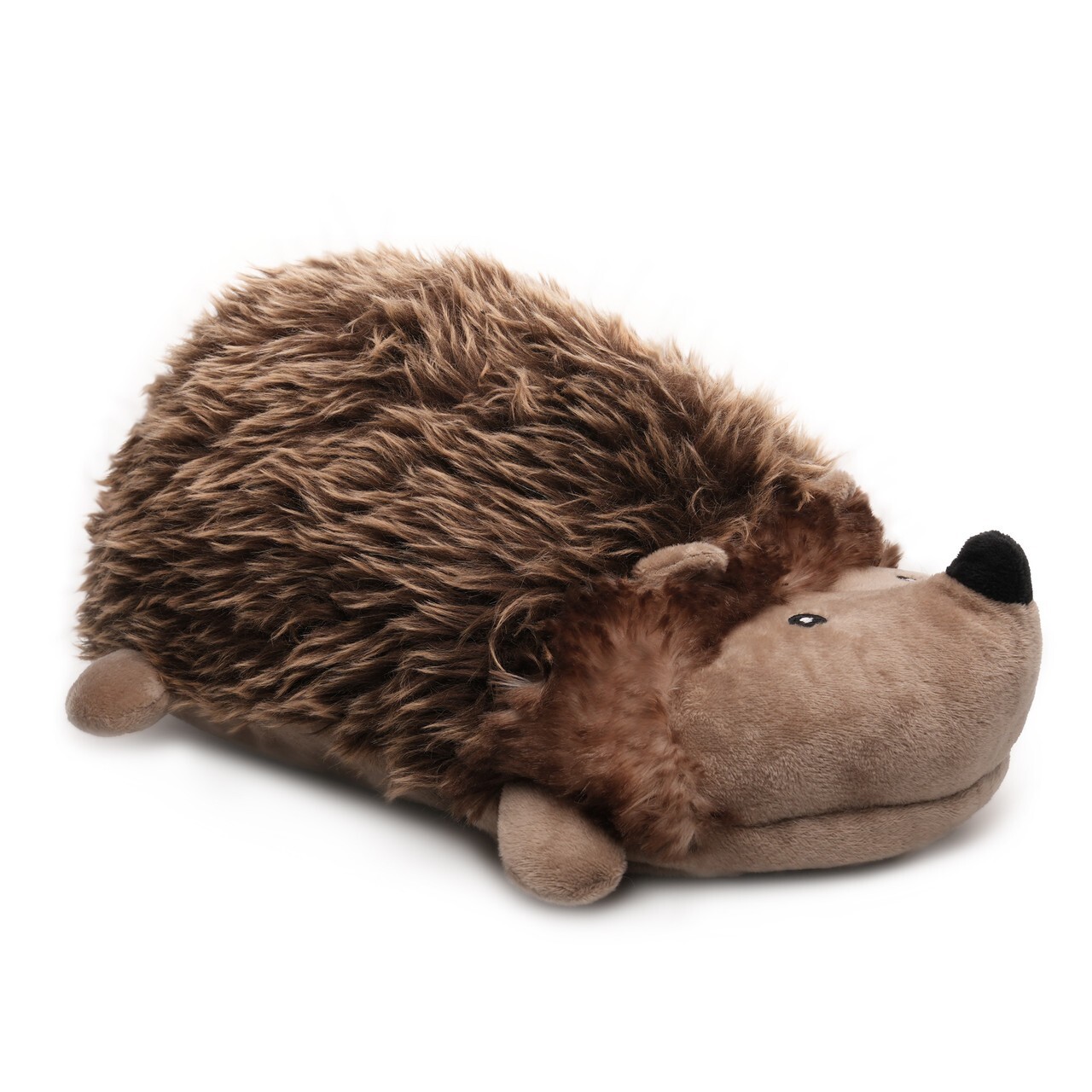Hedgehog Fluffy Faux Fur 3D Novelty Padded Cover & 1L Hot Water Bottle Set