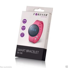 Fitness Watch Pink Bluetooth Sports Bracelet Pedometer Sleep Tracking App