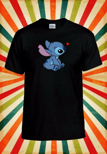  T-Shirt Heart Disney Lilo and Stitch Ohana Herren Damen Weste Tank Top Unisex 2275 - Bild 1 von 10
