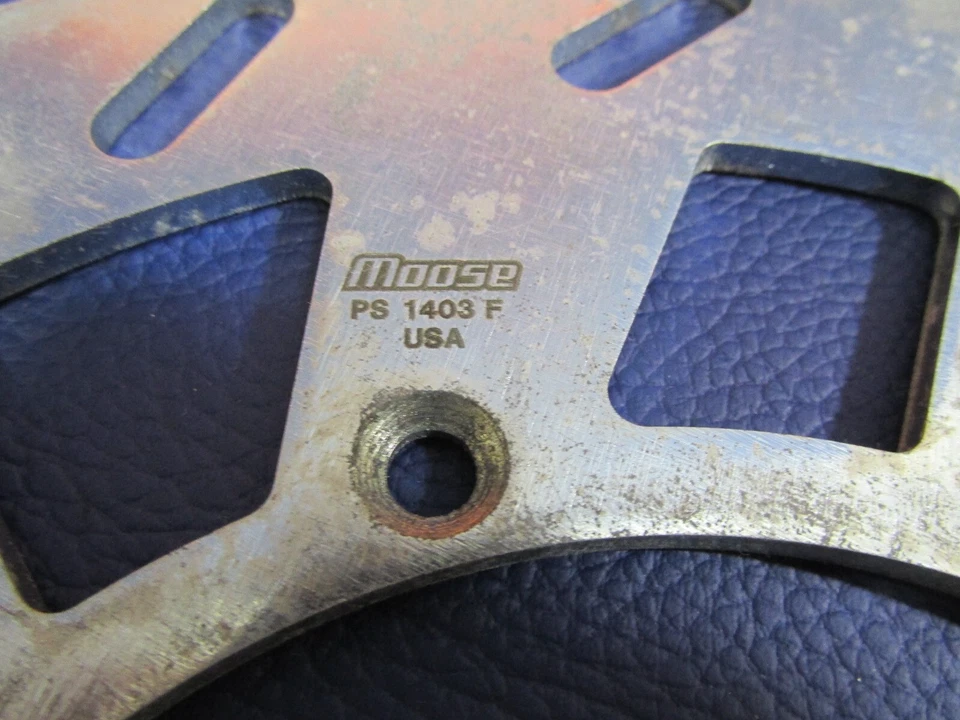 Disco rotor freno delantero musgo nuevo de stock Yamaha YZ 125 250 250F 400F 426F 450F WR Foto 4 de 4