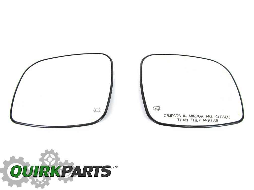 Cristal de espejo lateral izquierdo y derecho para Town & Country Grand Caravan 2008-2017 (P/N no disponible)