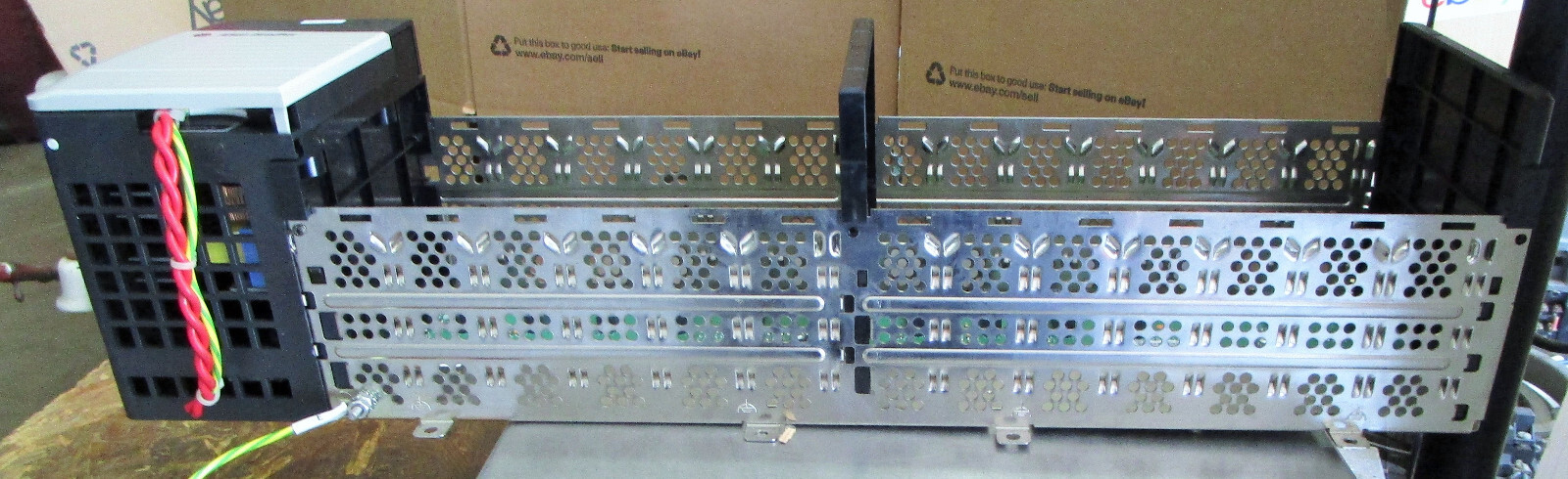 ALLEN BRADLEY 1756-PA75/B SER B POWER SUPPLY w/13-SLOT RACK 1756-A13 /B ...
