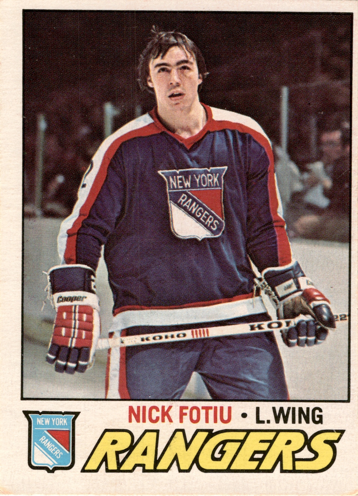 1977 Topps #11 Nick Fotiu Free ship