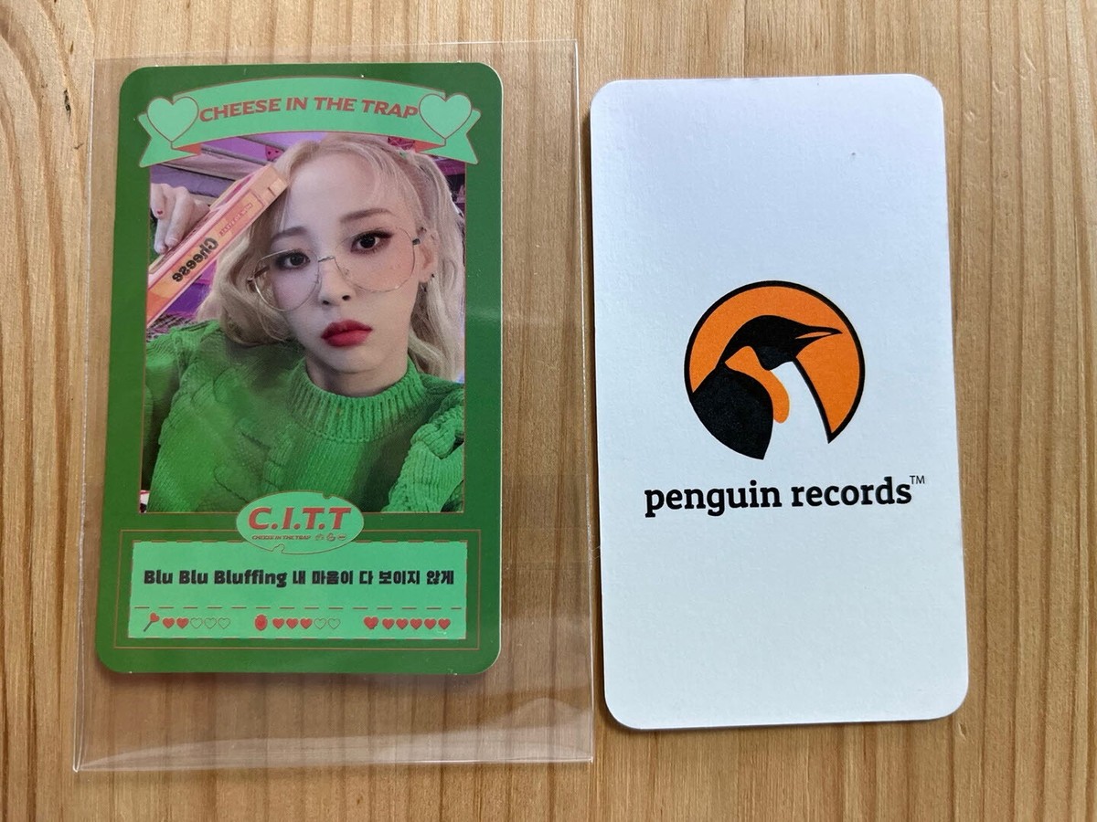MAMAMOO MOON BYUL C.I.T.T Cheese in the Trap LIMITED PHOTO CARD