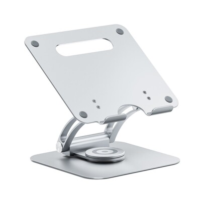 Laptopständer 360° drehbare Basis ergonomische Computer Riser für Schreibtisch verstellbar