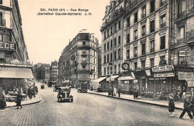Paris 5e - Straße Monge (Carrefour Claude-Bernard) J.H