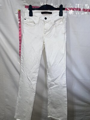 Joe's The Icon Mid Rise Skinny Ankle Flawless WHITE Size 25