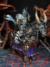 World of Warcraft Arthas Statue Figure Resin Painted Collectible GK Model 14cm