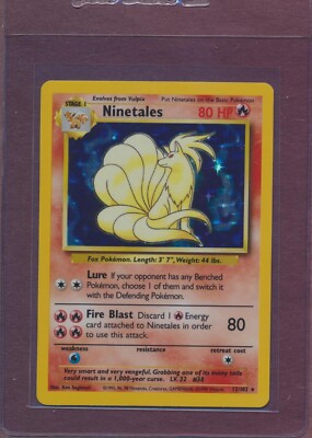 ninetales pokemon card value 12/102 Amazon.com: Ninetales - 12/102 - Holo Rare main image 0