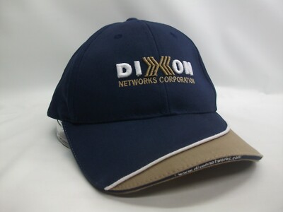 Dixon Networks Corporation Hat Blue Strapback Baseball Cap