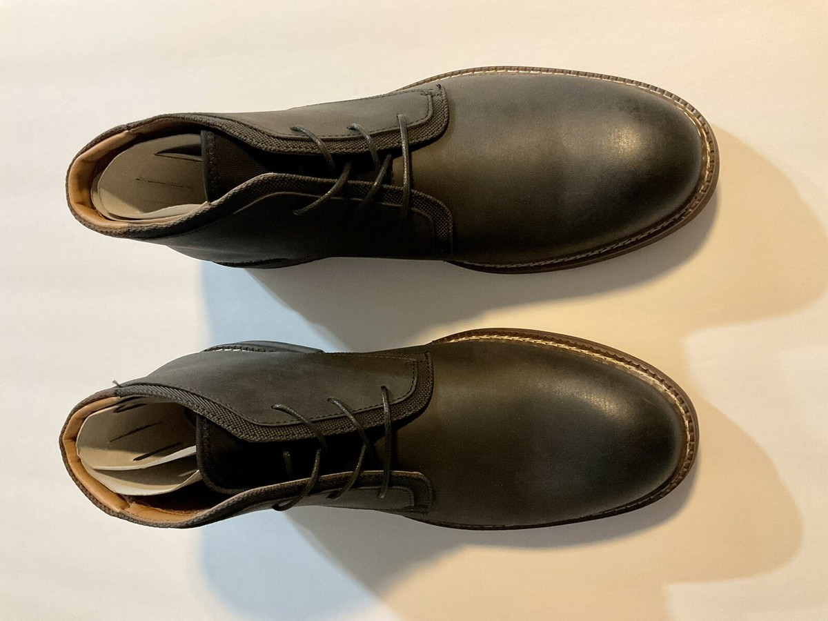 NWOB-SEVEN 91 FLAMBEAU MENS LEATHER ANKLE BOOTS SIZE 10.5 