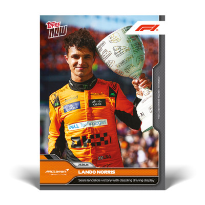 Topps Now Formula 1 2024 - Card 047 - Lando Norris - McLaren F1 Team
