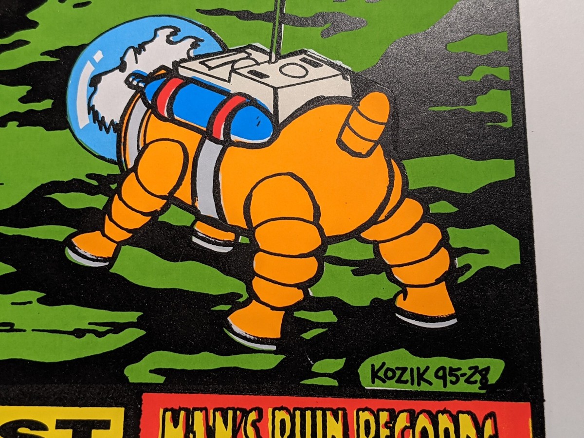 KOZIK STEEL POLE BATH TUB VinTagE 1995 SCREEN PRINT ConcerT