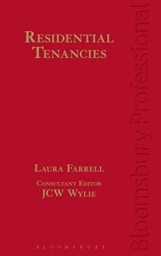 Residential Tenancies - Laura Farrell - HARDBACK - VERY GOOD