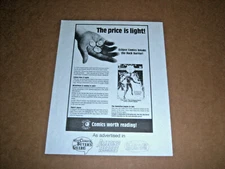 Comic Production Art B&W Reproduction Interior Page Advert Print Eclipse Comics