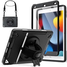 JETech Case for iPad 10.2-Inch (2021/2020/2019) with Built-in Screen Protector